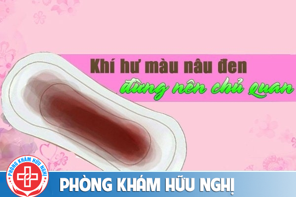 Nguyên nhân khí hư có màu nâu đen ở nữ giới