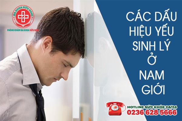 Dấu hiệu yếu sinh lý thường gặp ở nam giới
