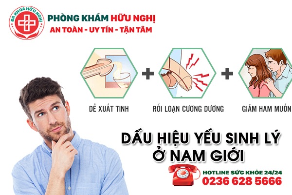 Những biểu hiện yếu sinh lý nam giới nên biết
