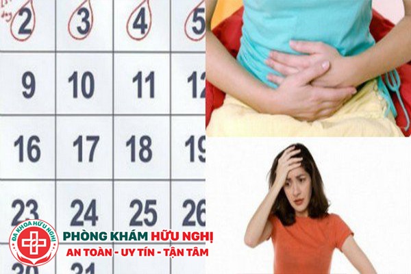 Trễ kinh và đau bụng dưới là bị gì? có thai không?