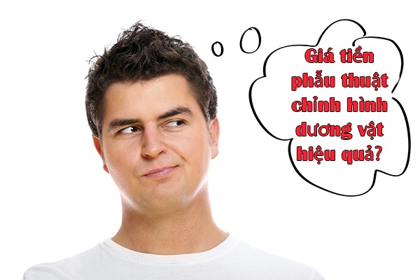 Giá tiền phẫu thuật chỉnh hình dương vật hiệu quả